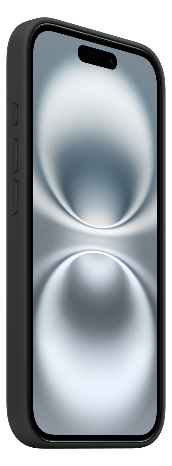 Apple iPhone 16 Silikon Case mit MagSafe - Schwarz