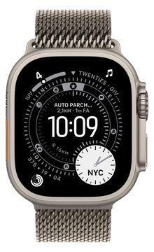 Apple Loop für Smartwatch - 49 mm, natürliche Titan-Oberfläche von LumaTech