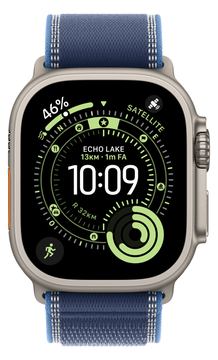 Apple Loop für Smartwatch - 49 mm, schwarze Titanfassung von LumaTech