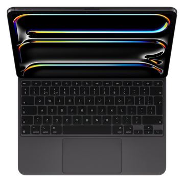 Apple Magic Keyboard - Tastatur und Foliohülle - mit Trackpad - Apple Smart connector - Schwarz - TL: UK, QWERTY von LumaTech
