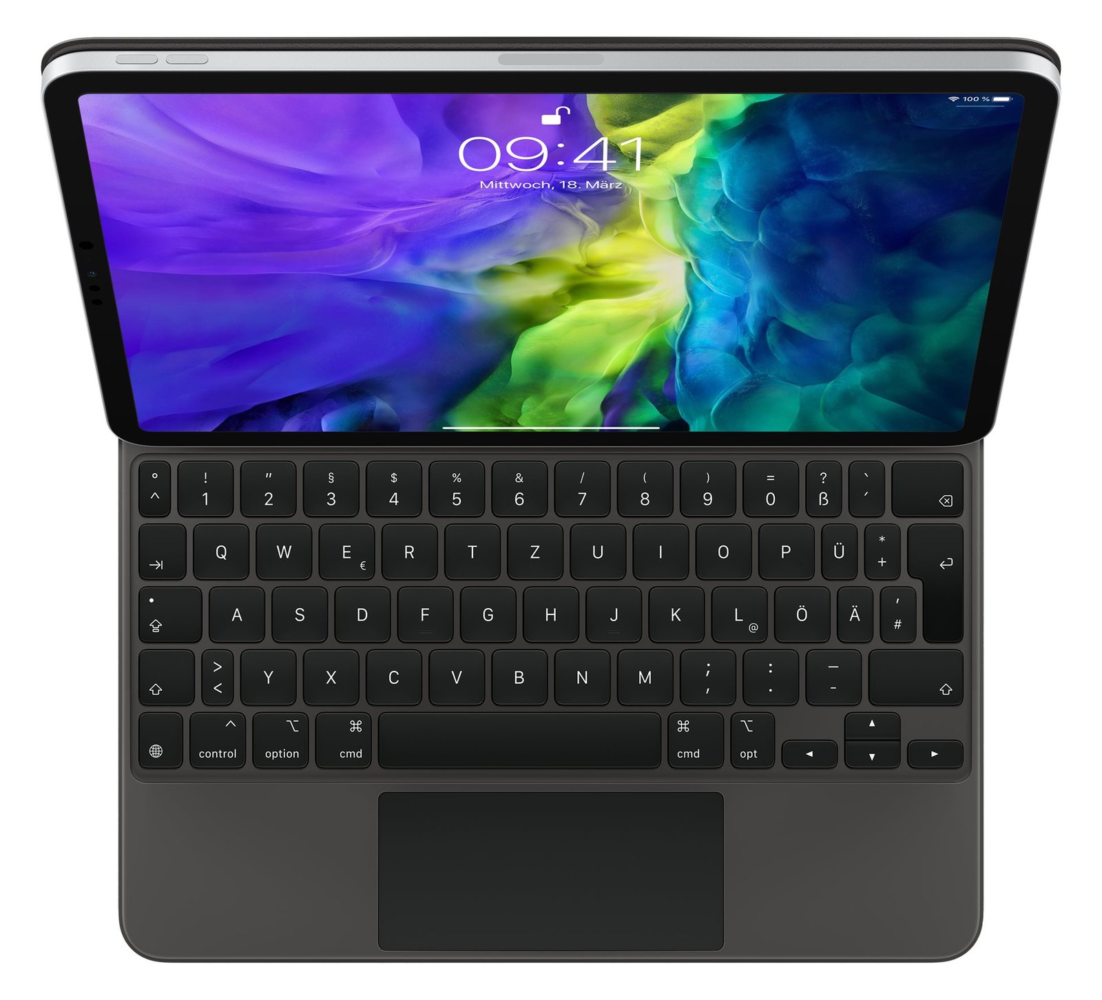 Apple Magic Keyboard - Tastatur und Foliohülle für 10.9-inch iPad Air (4th & 5th generation) - TL: Deutsch, QWERTZ