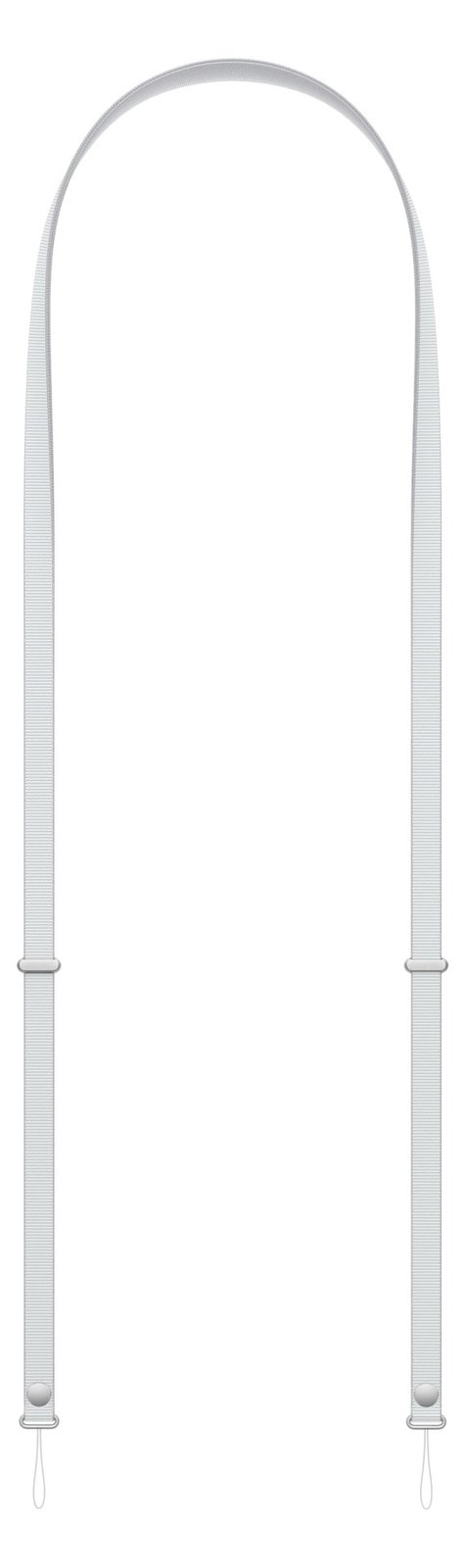 Apple Schultergurt für Handy - Hellgrau