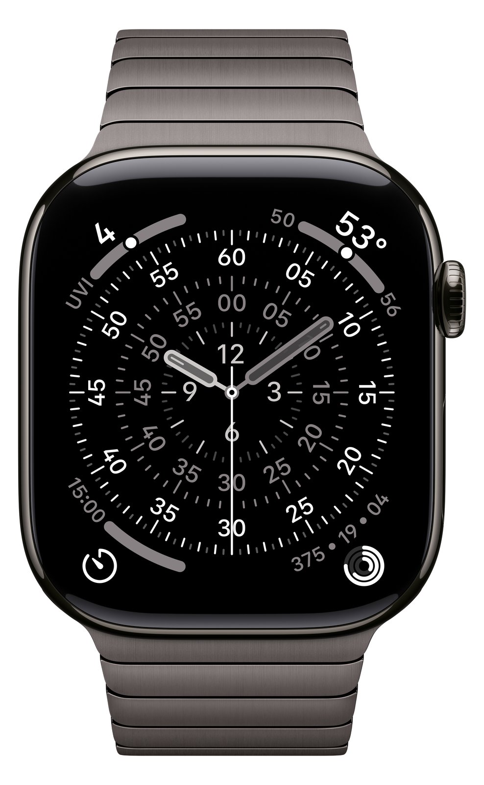 Apple Uhrarmband für Smartwatch - 46mm - 150-200 mm - Slate