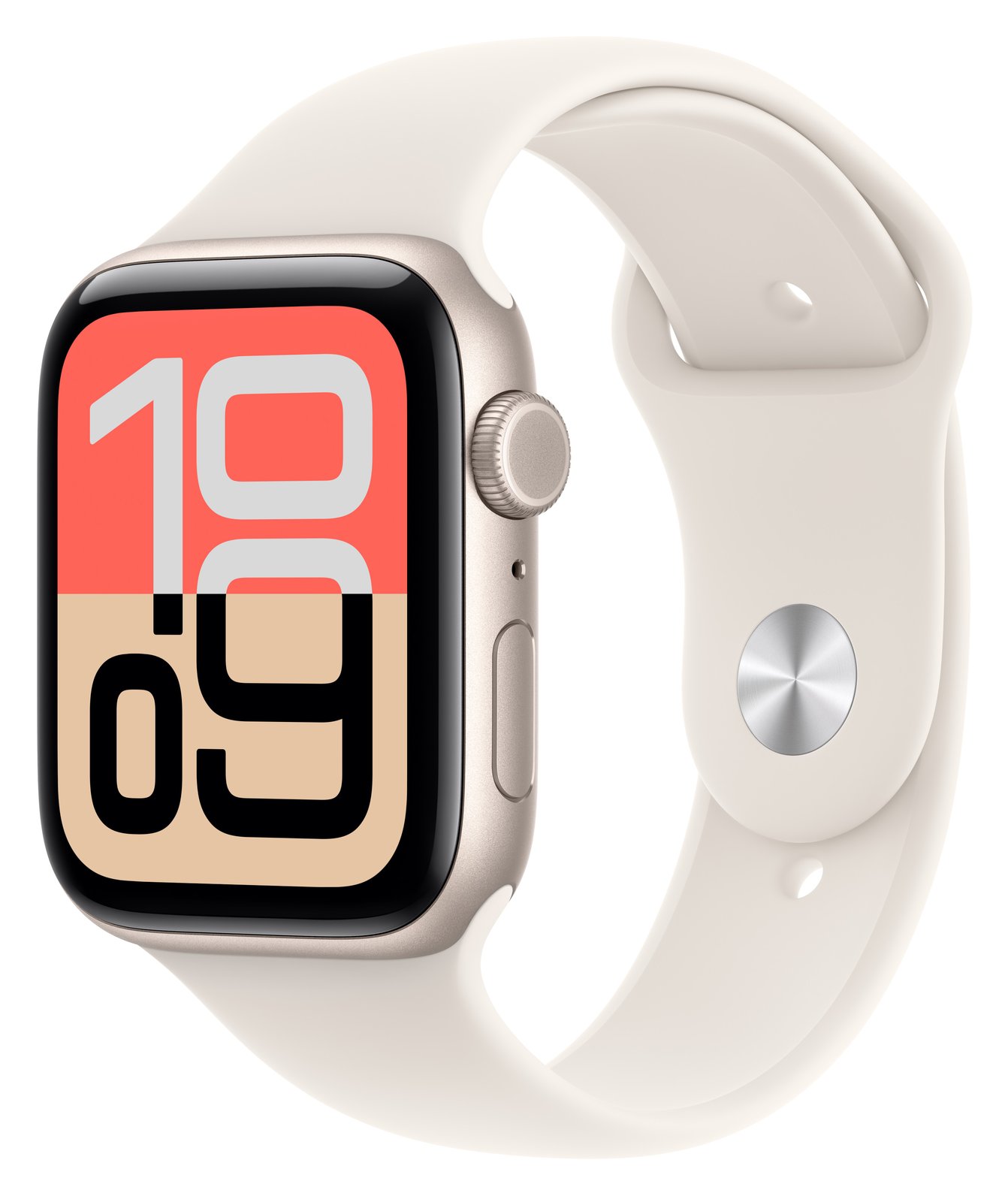 Apple Watch SE 3 (GPS + Cellular) - 44 mm - Starlight Aluminium