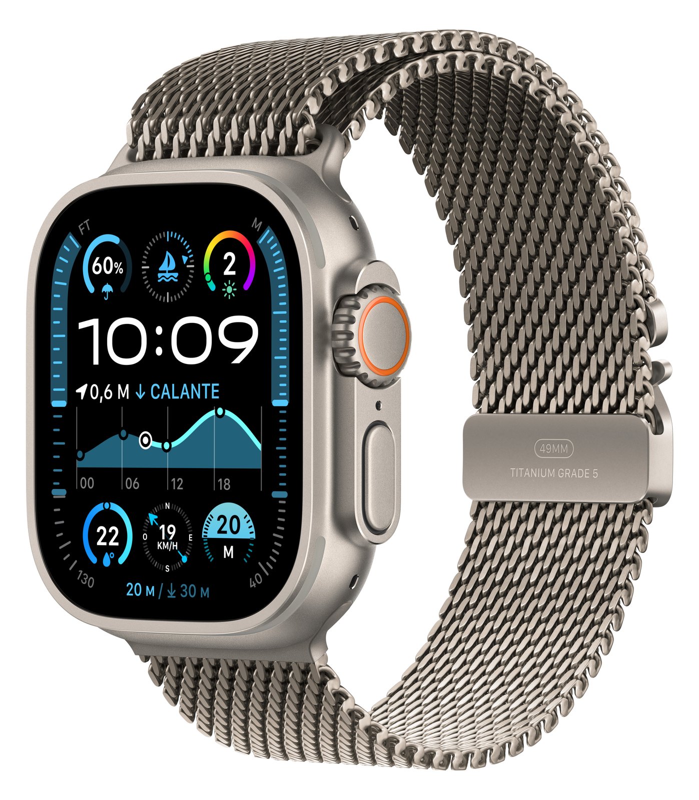 Apple Watch Ultra 2 - 49 mm - natürliches Titan