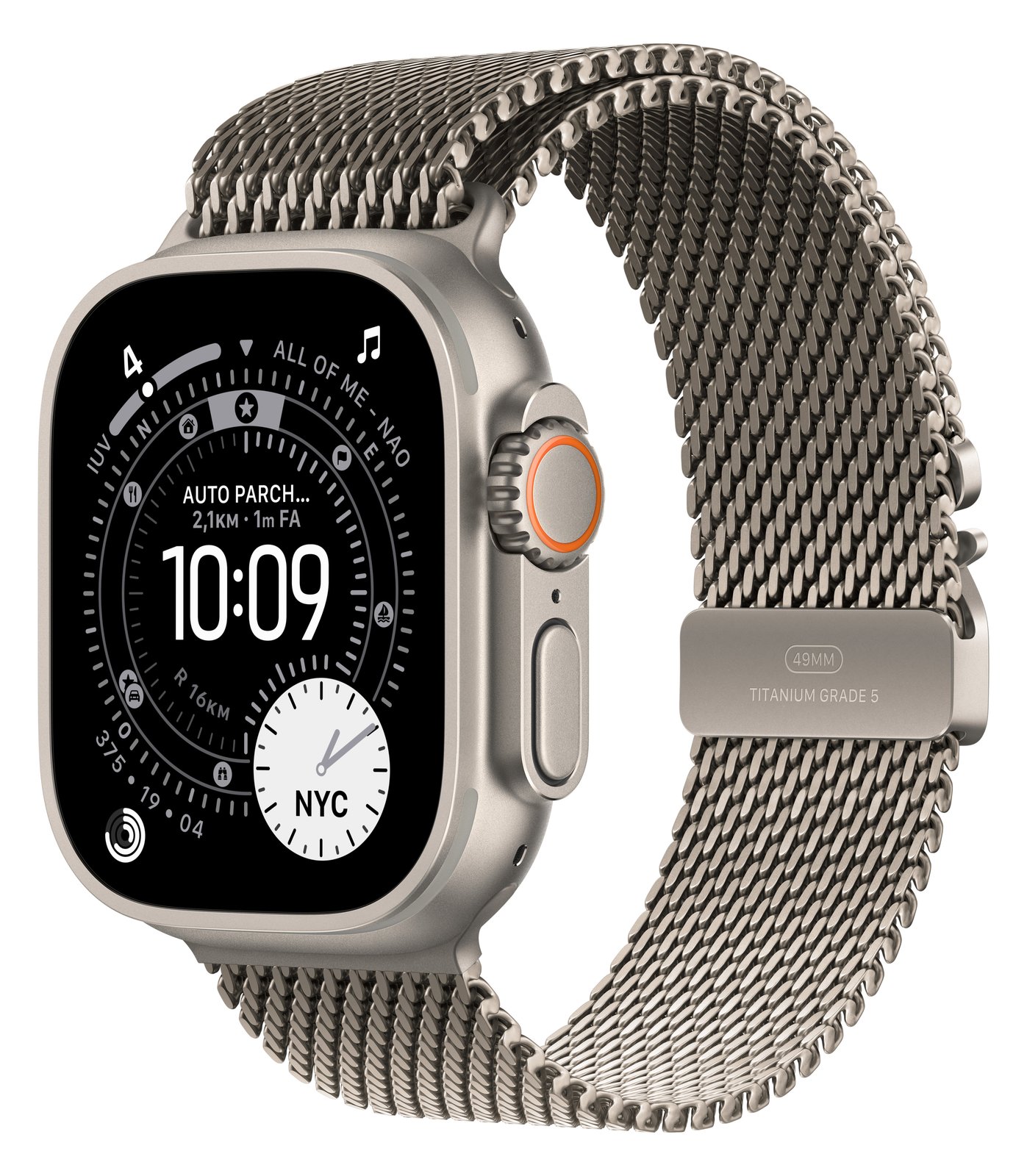 Apple Watch Ultra 3 - 49 mm - natürliches Titan