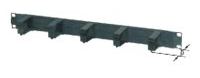 APRA apraNET - Kabelführungsplatte für Schaltschrank - Schwarz, RAL 9005 - 1U - 48.3 cm (19) von LumaTech