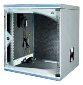 APRA apraNET OptiRACK - Schrank Netzwerkschrank - Hellgrau, RAL 7035, RAL 5014, Taubenblau - 12U - 48.3 cm (19) von LumaTech