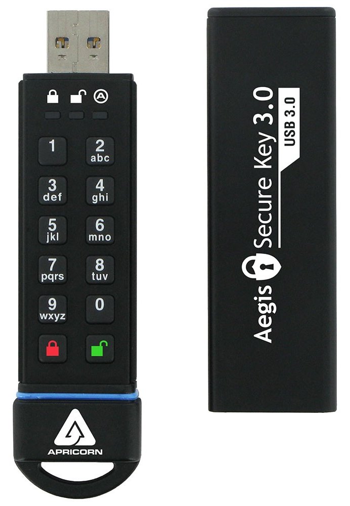 Apricorn Aegis Secure Key 3.0 - USB-Flash-Laufwerk