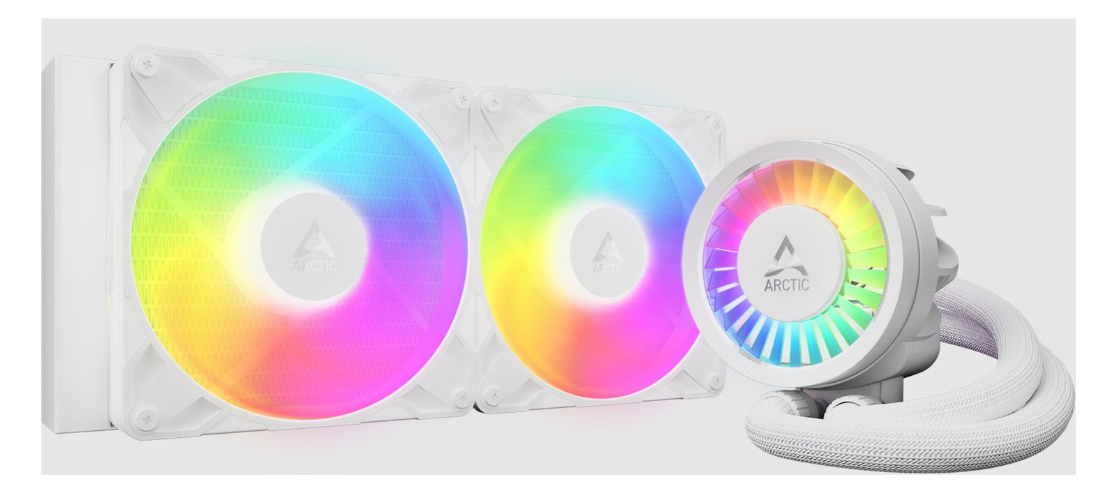 Arctic Liquid Freezer III Pro 280 A-RGB - Wasserkühlung - Kühlergröße: 280 mm - (für: AM5, AM4, LGA1700, LGA1851) - Weiß