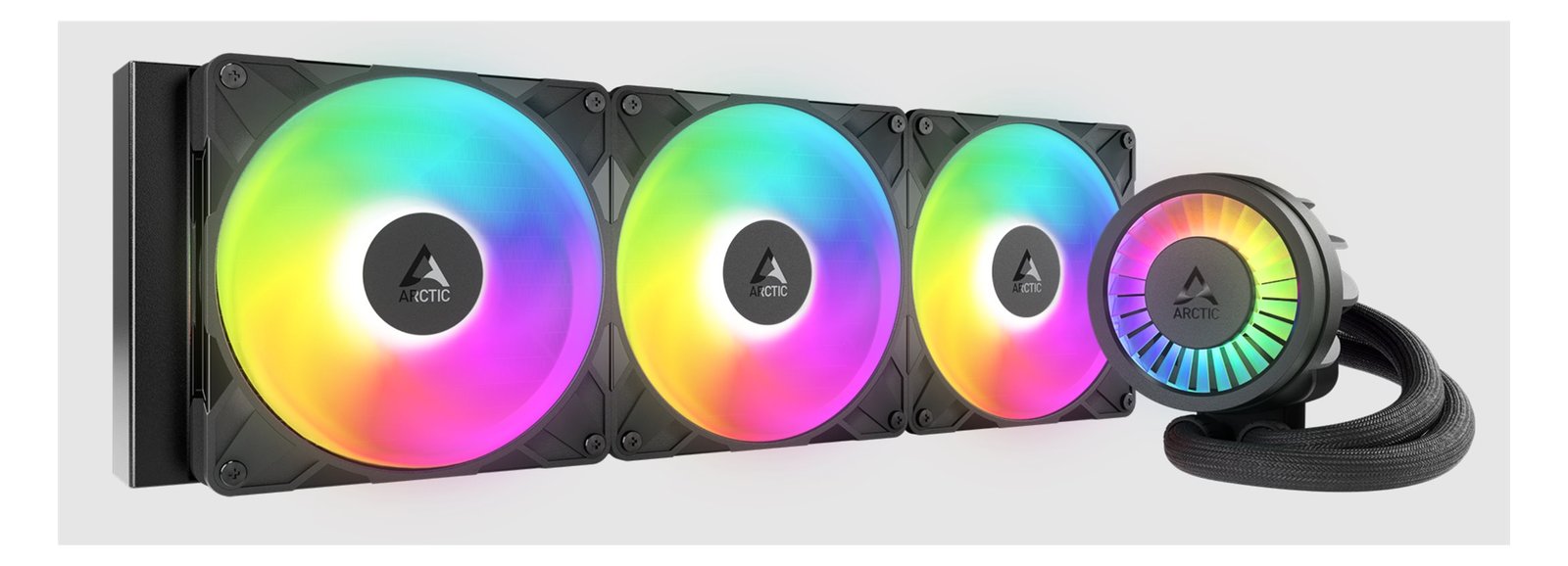 Arctic Liquid Freezer III Pro 420 A-RGB - Wasserkühlung - Kühlergröße: 420 mm - (für: AM5, AM4, LGA1700, LGA1851) - Schwarz