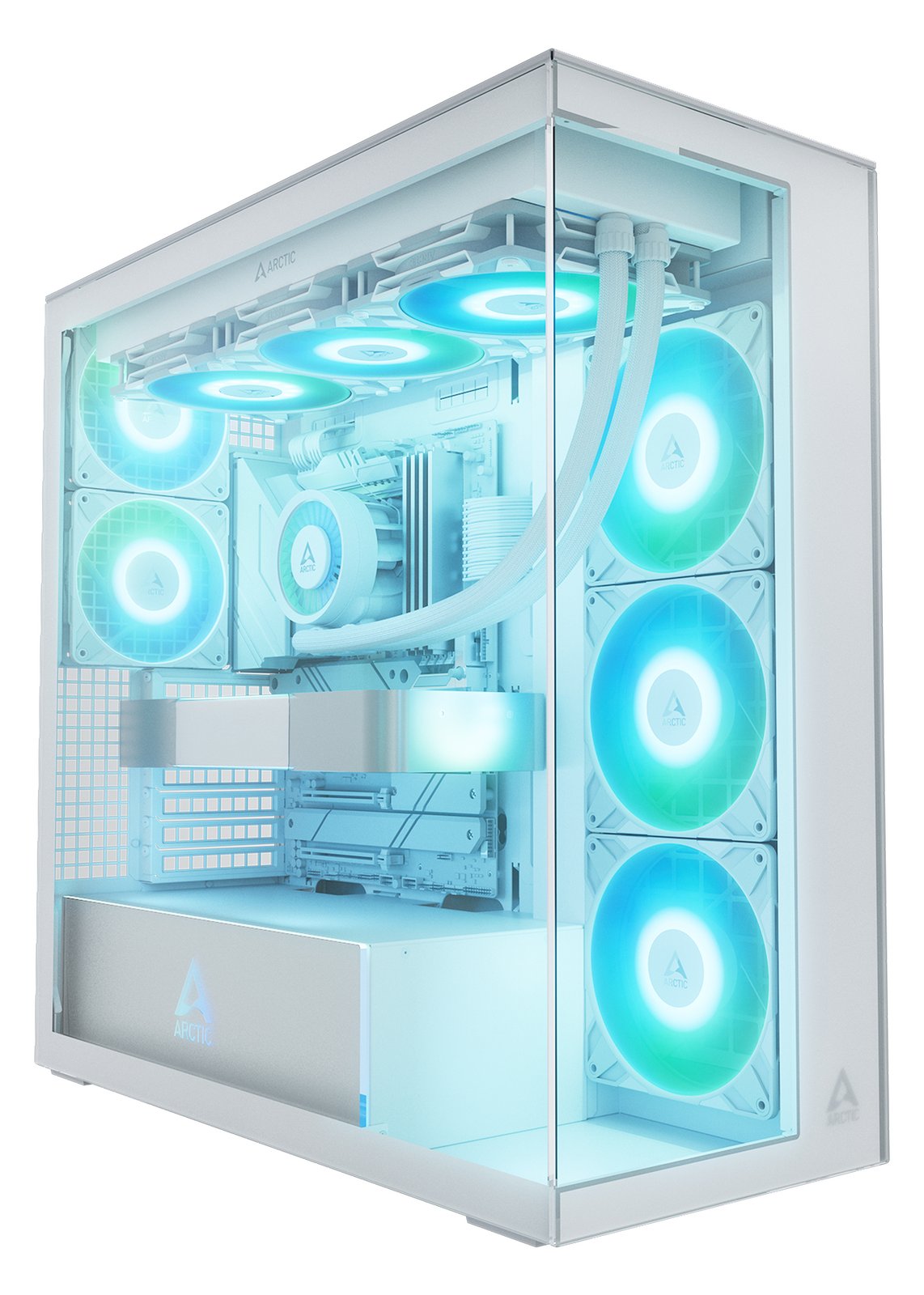 Arctic PC-Gehäuse Xtender White - Midi/Minitower - ATX