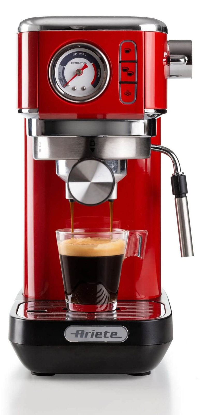 Ariete Siebträgermaschine Rot