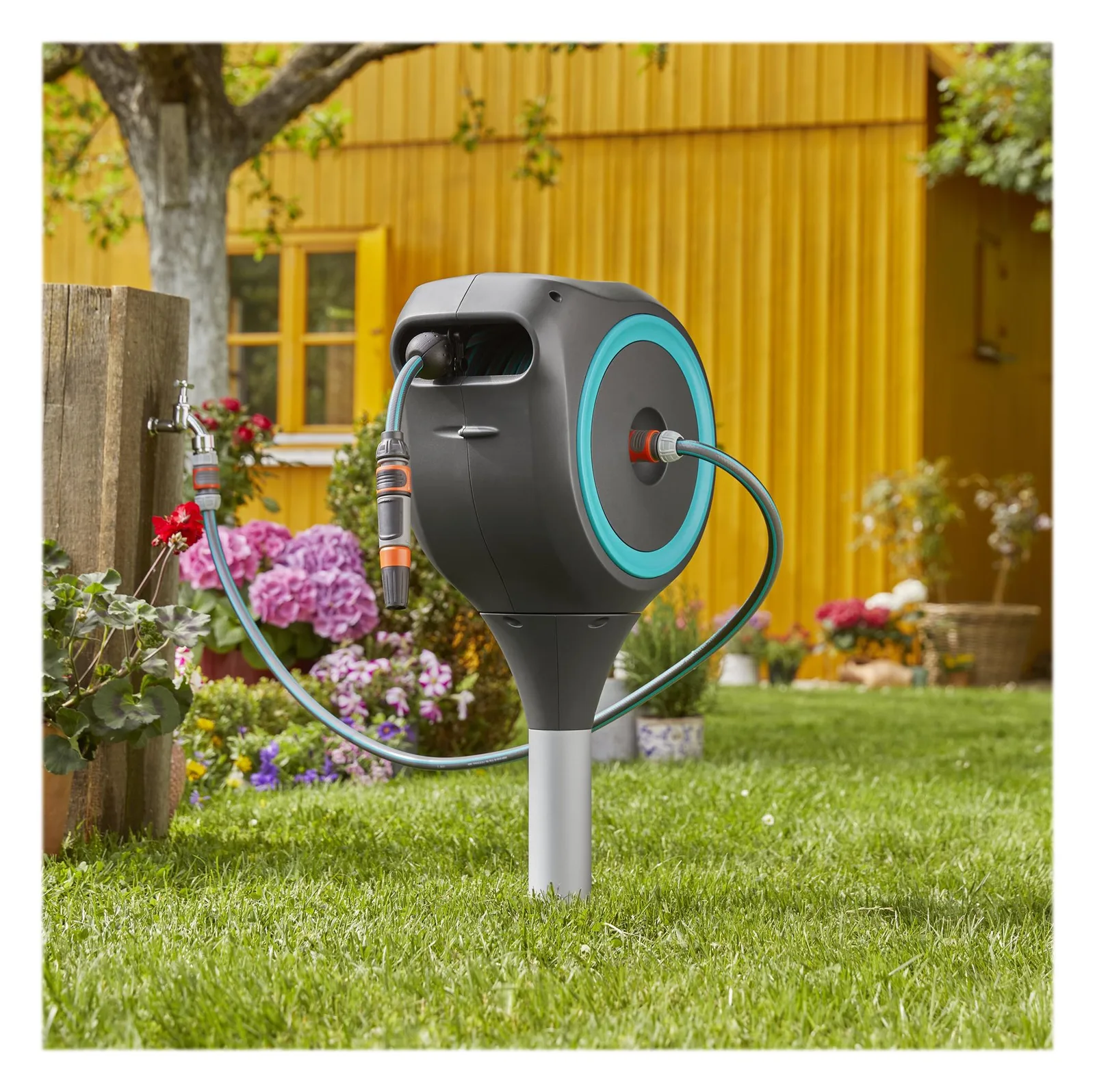 Gardena RollUp M - Schlauchbox mit Schlauch, Ansicht 4