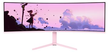 Arozzi TFT Nova curved pink - Flachbildschirm (TFT/LCD) - 124,5 cm (49) von LumaTech