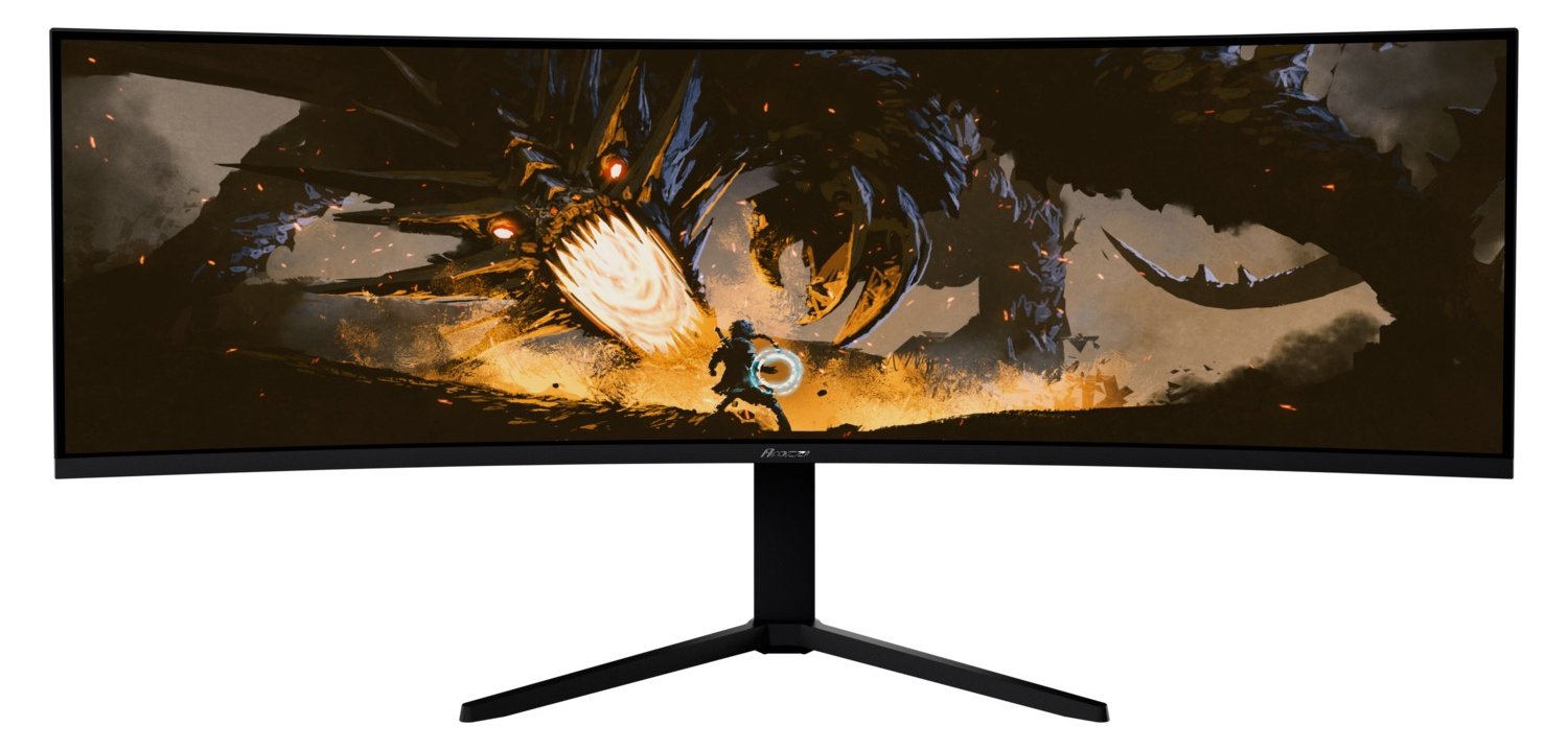 Arozzi TFT Nova curved schwarz - Flachbildschirm (TFT/LCD) - 124,5 cm (49)
