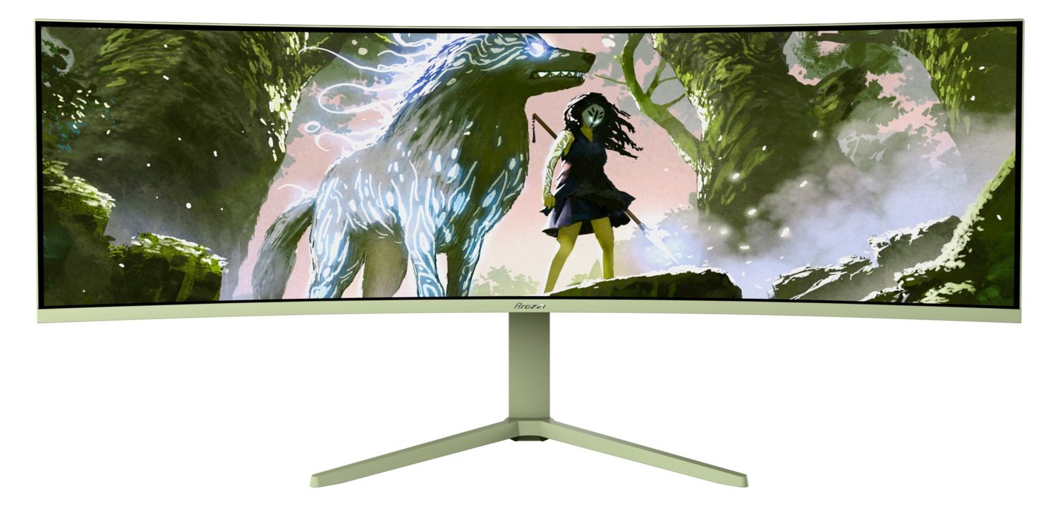 Arozzi TFT Nova curved waldgrün - Flachbildschirm (TFT/LCD) - 124,5 cm (49)
