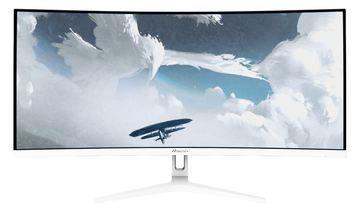 Arozzi TFT Nova curved weiß - Flachbildschirm (TFT/LCD) - 86,4 cm (34) von LumaTech