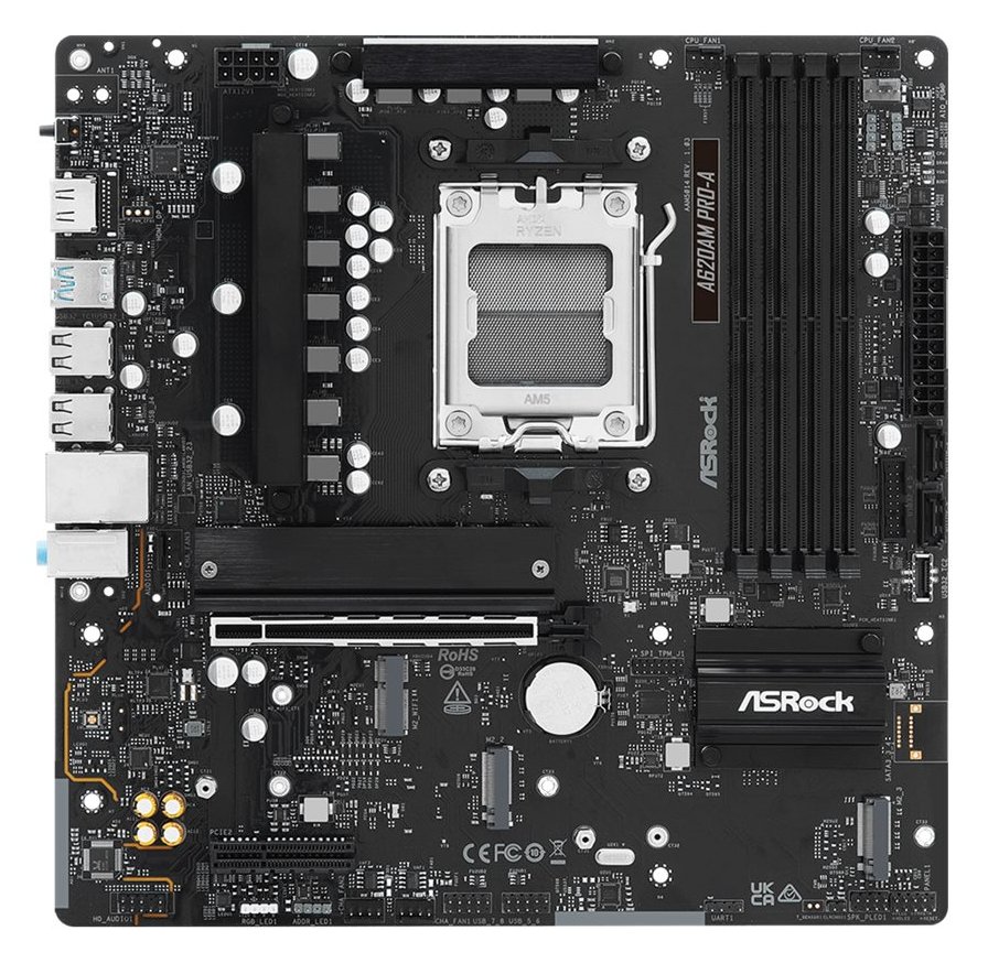 ASRock A620AM PRO-A - Motherboard - micro ATX - Socket AM5 - AMD A620A Chipsatz - 2.5 Gigabit LAN