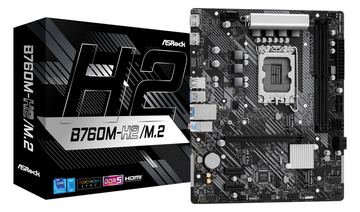 ASRock B760M-H/M.2 - Motherboard - micro ATX - LGA1700-Sockel - B760 Chipsatz - USB 3.2 Gen 1, USB-C 3.2 Gen 1 von LumaTech