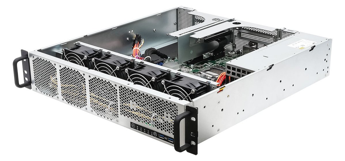 ASRock Barebone 2U Single Sockel AM5 2U1G-B650 - Server-Barebone - Barebone