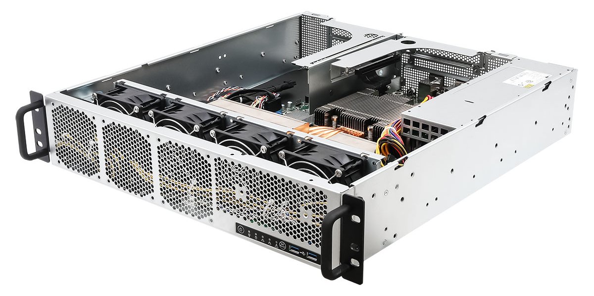ASRock Barebone Server Single Sockel AM5 2U1G-B650/EVAC - Barebone - AMD Sockel AM5 (Ryzen Zen4)