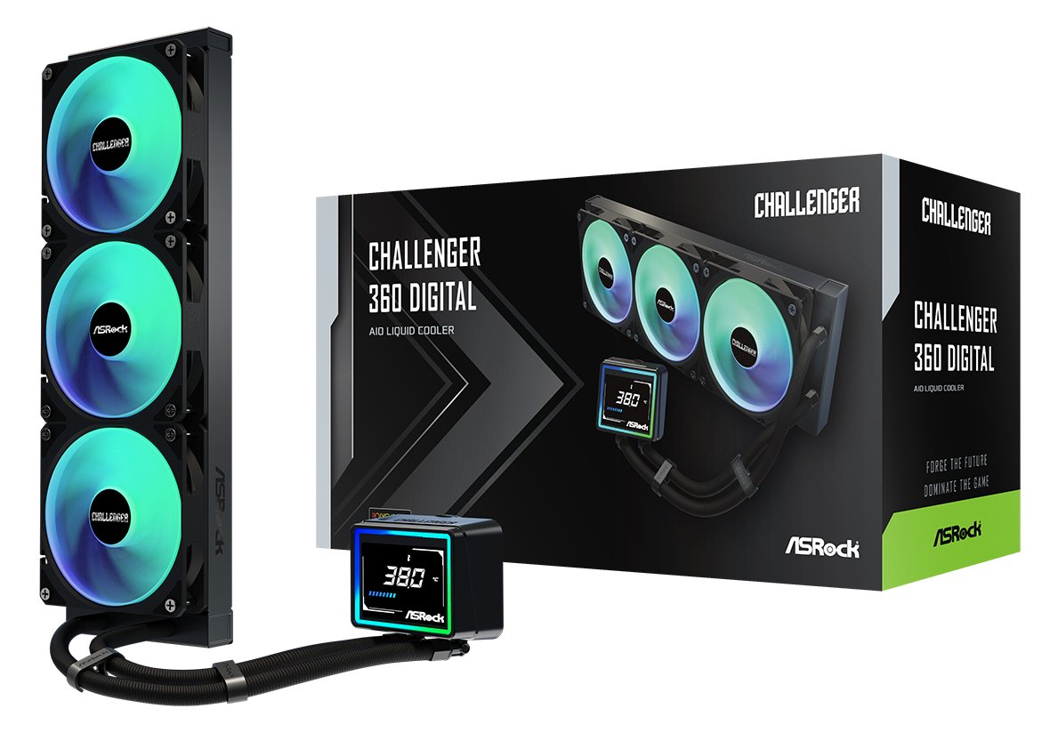 ASRock CPC Challenger 360 Digital ARGB Black