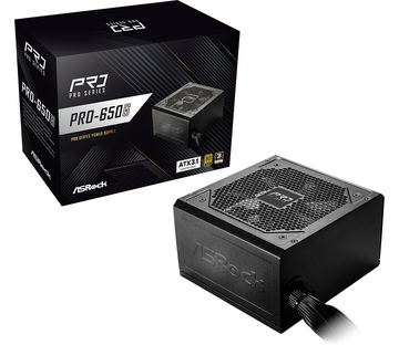 ASRock Pro Series Pro-650G ATX 80+ Gold black - Netzteil - ATX von LumaTech