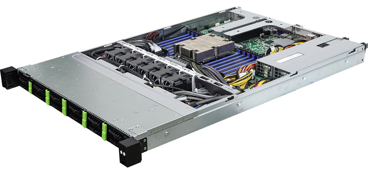 ASRock Rack 1U12E-GENOA/2L2T - Server - Rack-Montage - 1U - 1-Weg - keine CPU - RAM 0 GB - SATA/NVMe