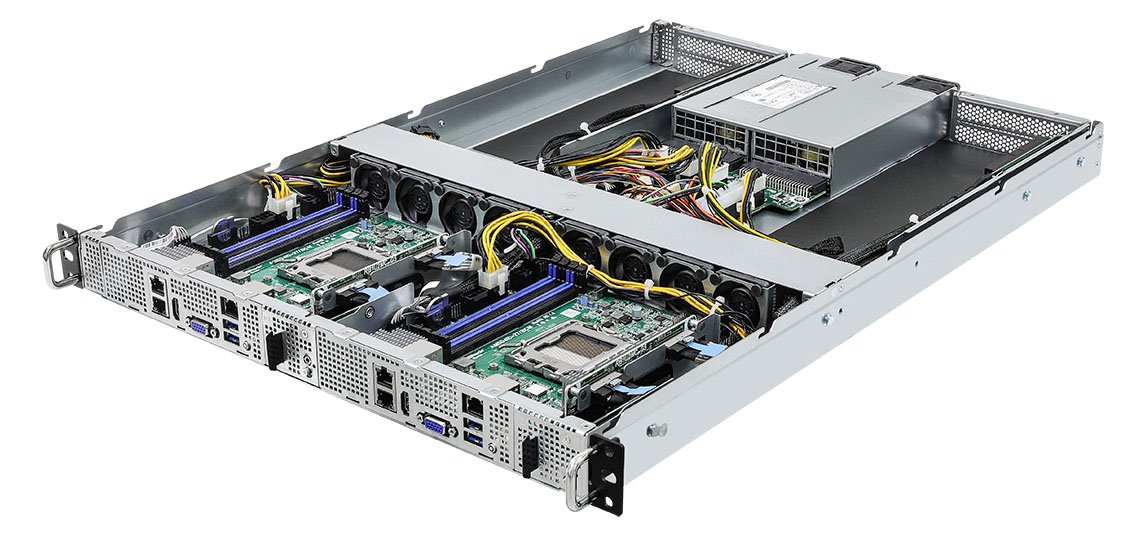 ASRock Rack 1U2N2G-AM5/2T - 2 Knoten - Cluster