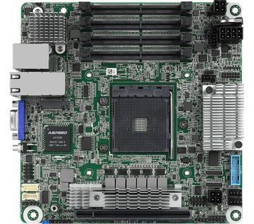 ASRock Rack X570D4I-2T - Motherboard - Mini-ITX - Socket AM4 - AMD X570 Chipsatz von LumaTech
