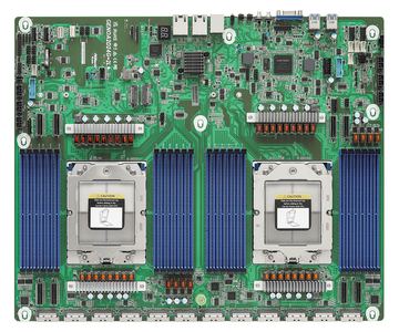 ASRock Industrial GENOA2D24G-2L+ - Motherboard - 2 Unterstützte CPUs - AMD SP5 - proprietär, 16.9x13.8 (430x350mm) von LumaTech