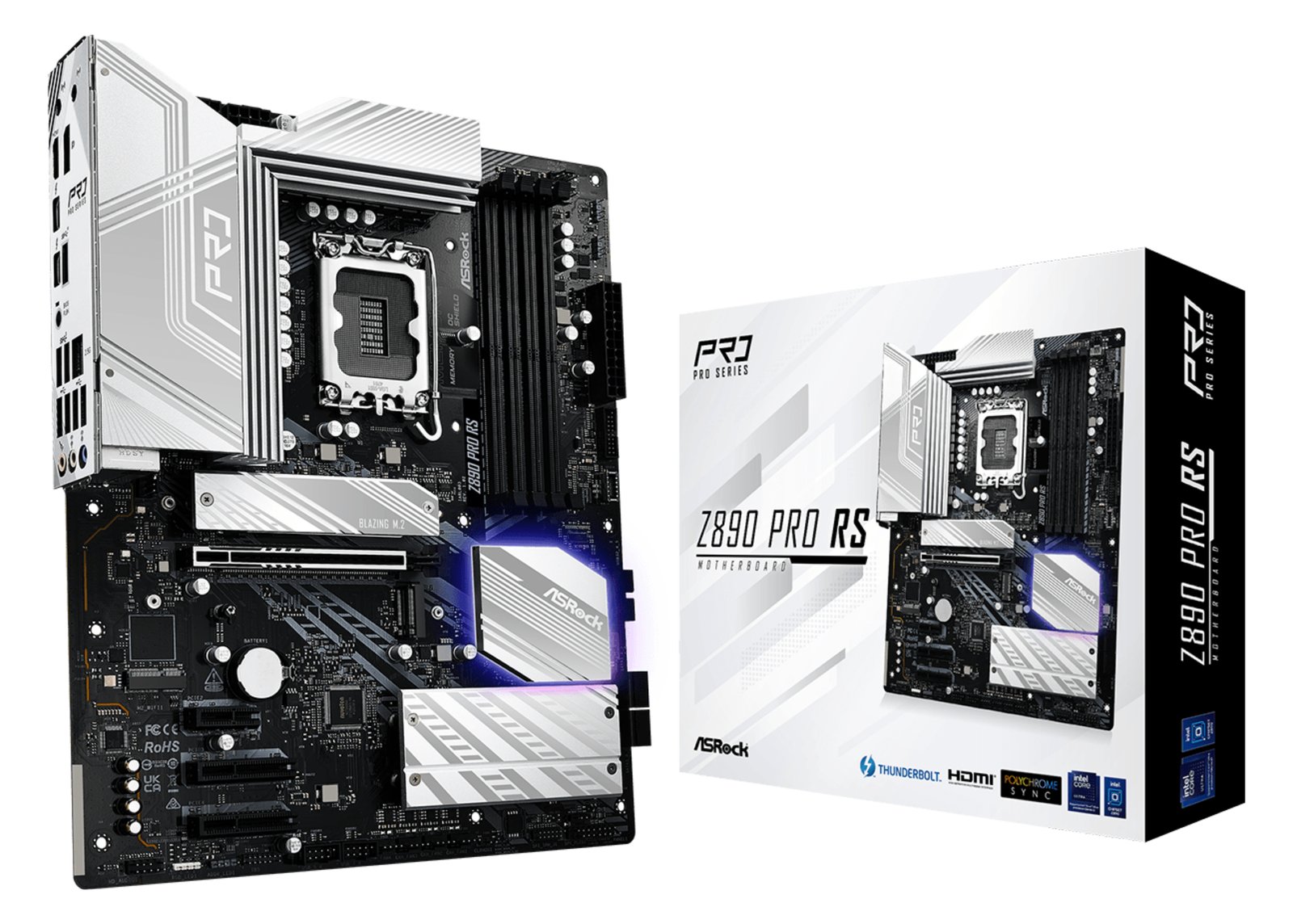 ASRock Z890 Pro RS - Motherboard - ATX - LGA1851-Sockel - Z890 Chipsatz