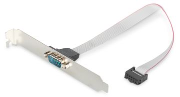Assmann Slotblech Adapterkabel, D-Sub9/St - IDC 2x 5pin/Bu von LumaTech