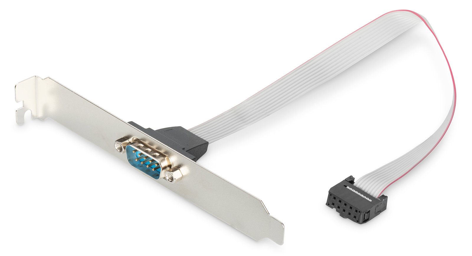 Assmann Slotblech Adapterkabel, D-Sub9/St - IDC 2x 5pin/Bu