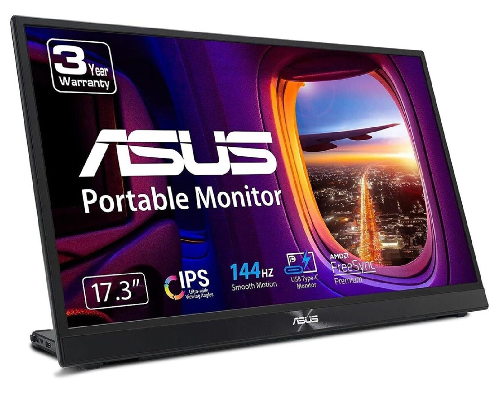 ASUS 43.84cm Commerc. MB17AHG Mobile-Monitor USB IPS - Flachbildschirm (TFT/LCD) - 43,84 cm