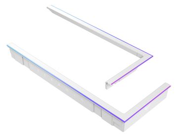 ASUS Acc Asus GT502 HORIZON ARGB LIGHTING KIT White von LumaTech