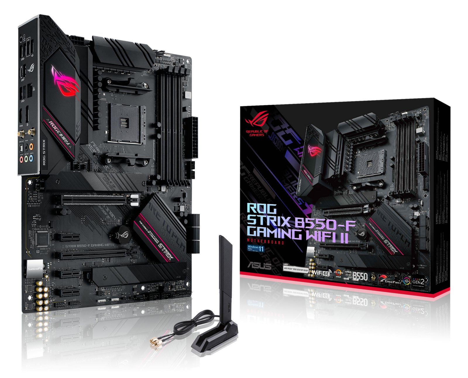 ASUS ROG STRIX B550-F GAMING WIFI II - Motherboard - ATX - Socket AM4 - AMD B550 Chipsatz