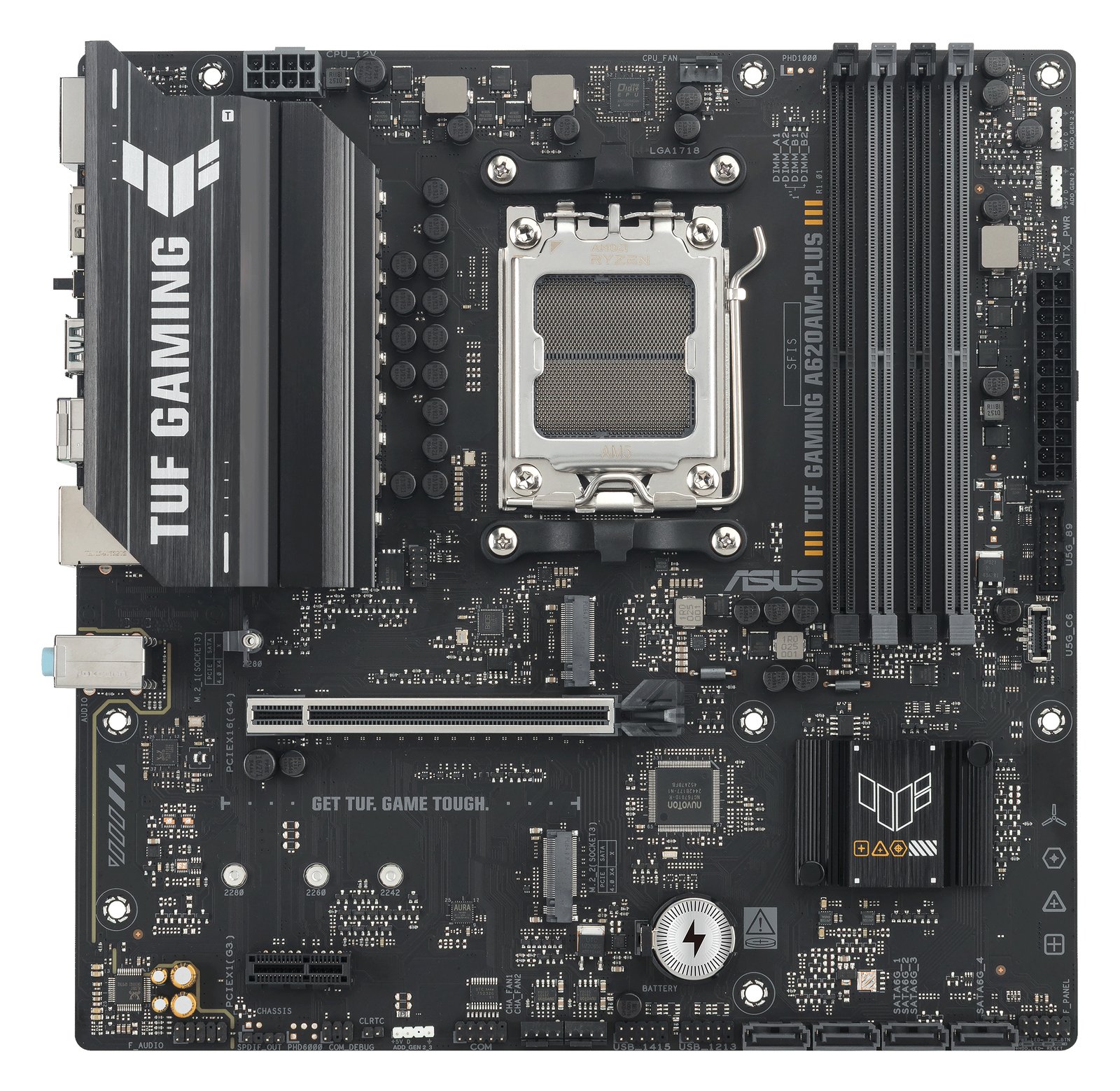 ASUS TUF GAMING A620AM-PLUS - Motherboard - micro ATX - Socket AM5 - AMD A620A Chipsatz - 2.5 Gigabit LAN