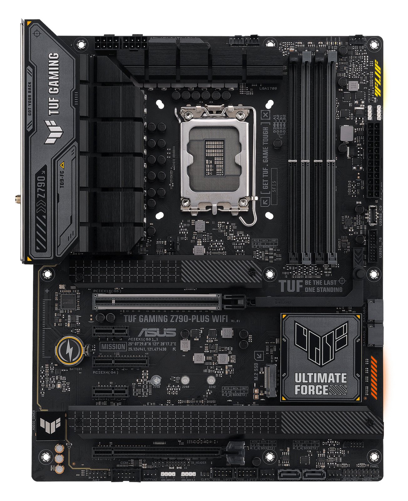 ASUS TUF GAMING Z790-PLUS WIFI - Motherboard - ATX - LGA1700-Sockel - Z790 Chipsatz - USB 3.2 Gen 1, USB 3.2 Gen 2