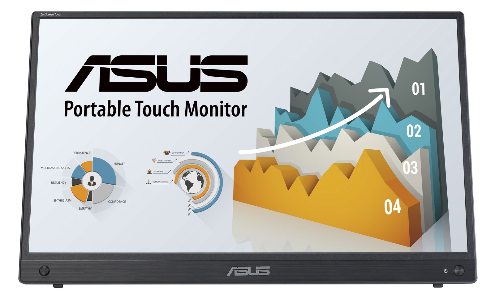 ASUS ZenScreen MB16AHT - 39,6 cm (15.6 Zoll) - 1920 x 1080 Pixel - Full HD - 5 ms - Schwarz