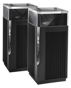 ASUS ZenWiFi Pro ET12 - WLAN-System (2 Router) - bis zu 557 m² - Netz - GigE, 2.5 GigE, 802.11ax (Wi-Fi 6E) von LumaTech