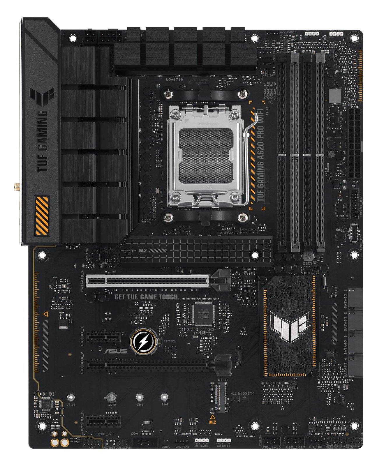 ASUS TUF GAMING A620-PRO WIFI - Motherboard - ATX - Socket AM5 - AMD A620 Chipsatz