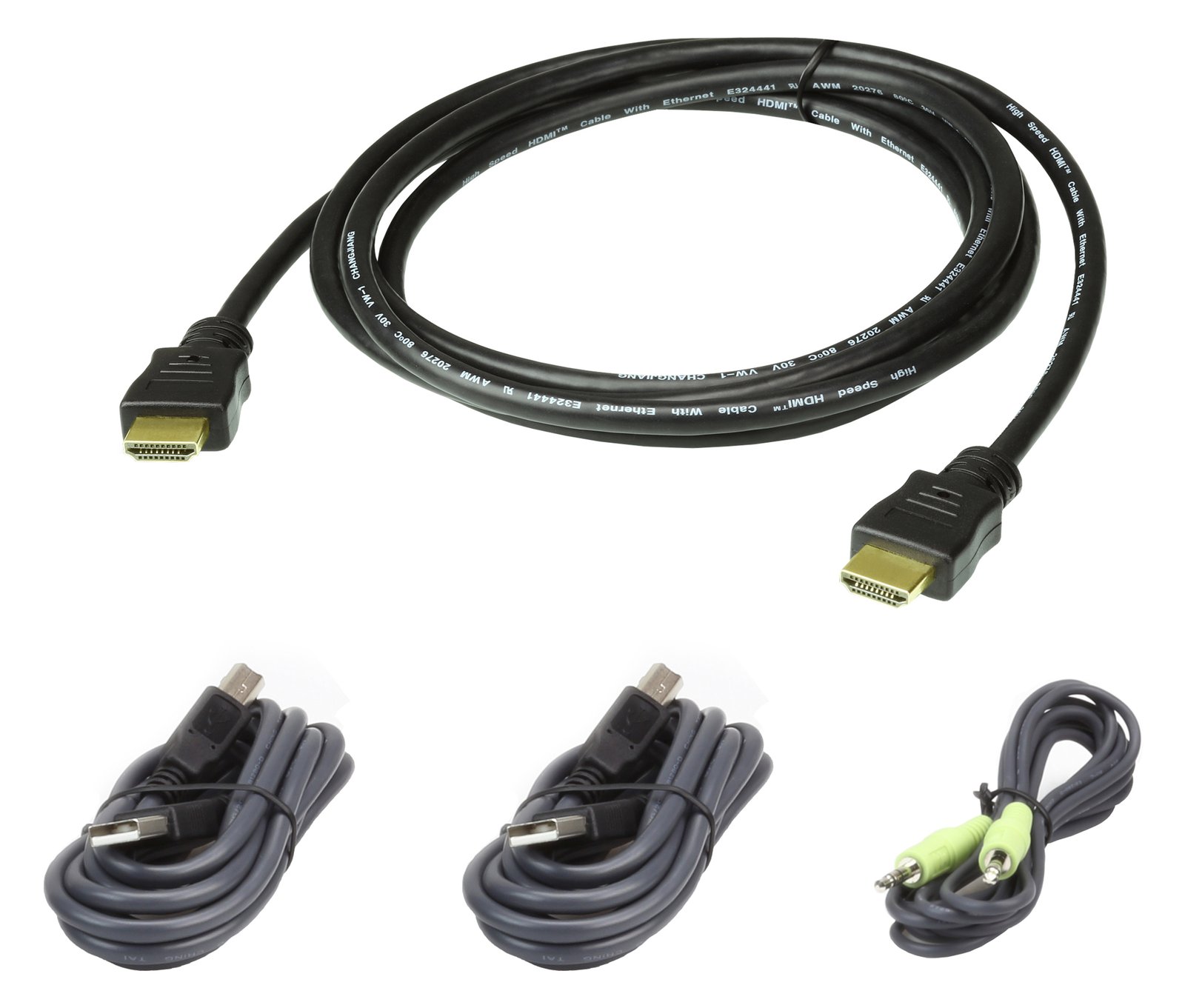 ATEN 2L-7D02UHX4 - Tastatur- / Video- / Maus- (KVM-)