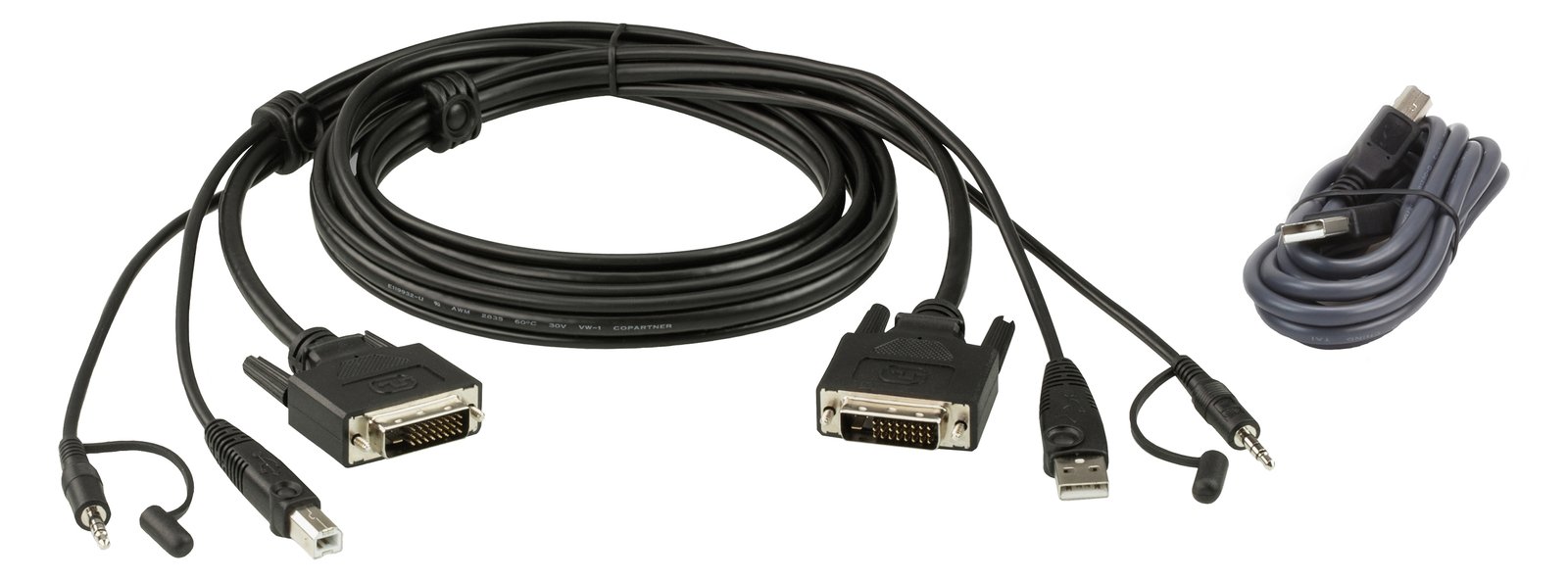 ATEN 2L-7D03UDX4 - Tastatur- / Video- / Maus- (KVM-)
