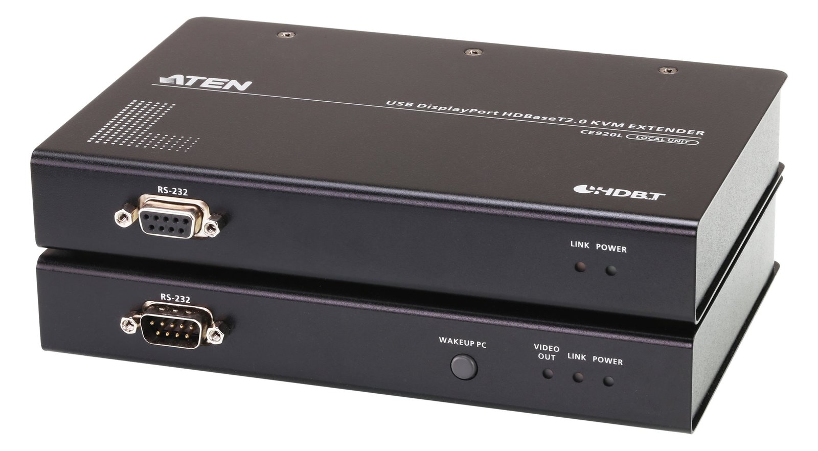 ATEN CE920 USB DP HDBaseT2.0 KVM Extende ohne Ethernet Port - KVM-Umschalter - RS-232