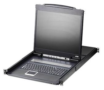 ATEN CL1308 - KVM-Konsole mit KVM-Switch - 8 Anschlüsse - PS/2, USB - US International - 48.3 cm (19) von LumaTech