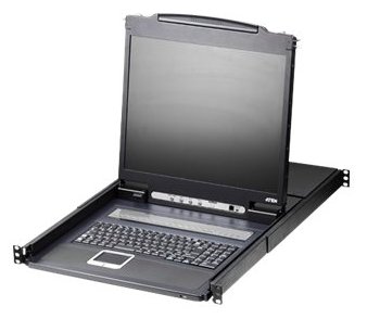 ATEN CL1308 - KVM-Konsole mit KVM-Switch - 8 Anschlüsse - PS/2, USB - US International - 48.3 cm (19)