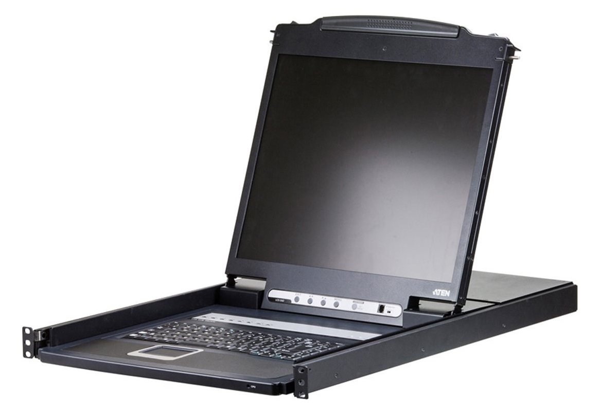 ATEN CL1308N DE KVM-Switch 8-Port 19-LCD-Konsole PS/2-USB VGA