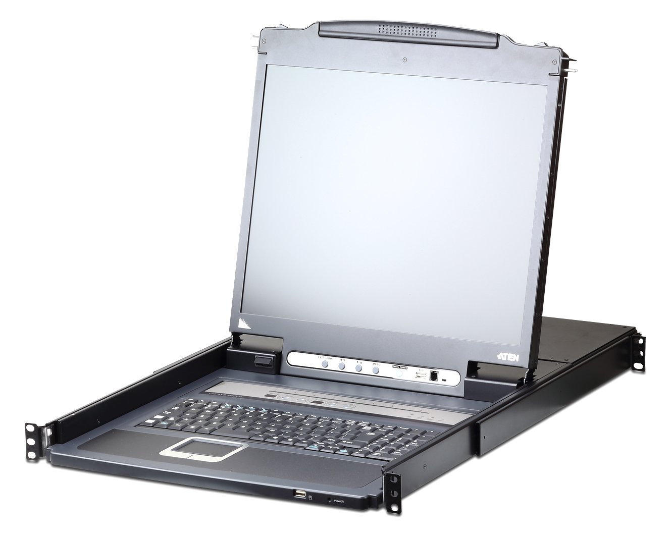 ATEN CL5708iN D LCD KVM Over IP Switch 19 USB-PS/2 VGA - KVM-Umschalter - 8-Port